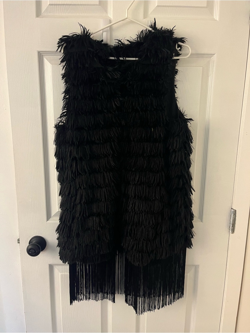 Black Fringe & Tassel Vest